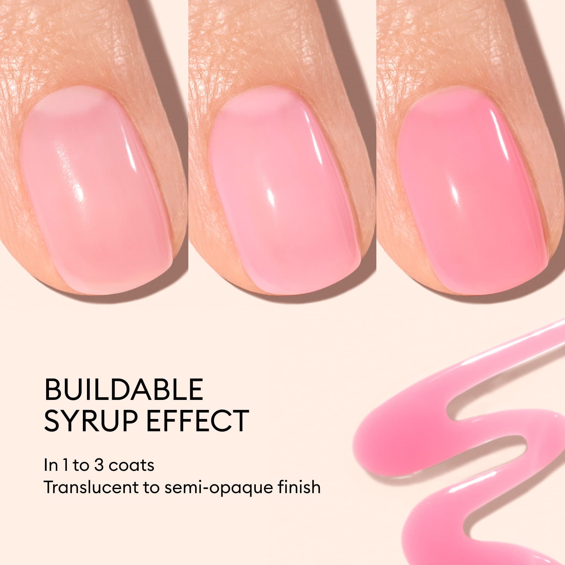 Green lak Jelly Pink Sorbet