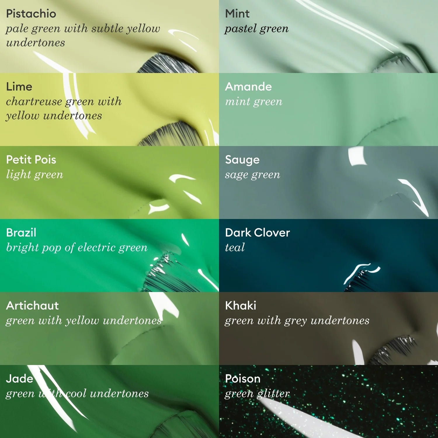 Green Flash LED lak Lime