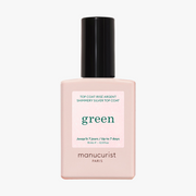 Green Shimmery Top Coat Silver