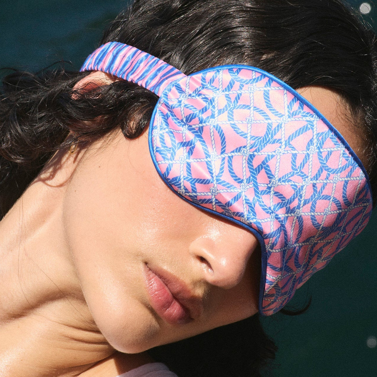 Silk Sleep Mask Yacht Club
