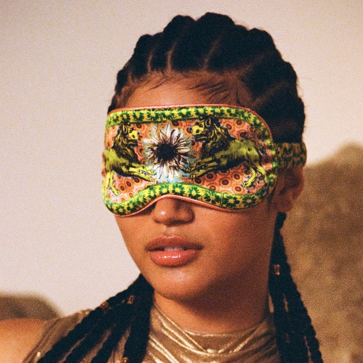 Silk Sleep Mask Leo