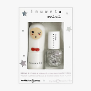Duo White – Cotton Candy Lip Balm + Top Coat Stars Nail Polish