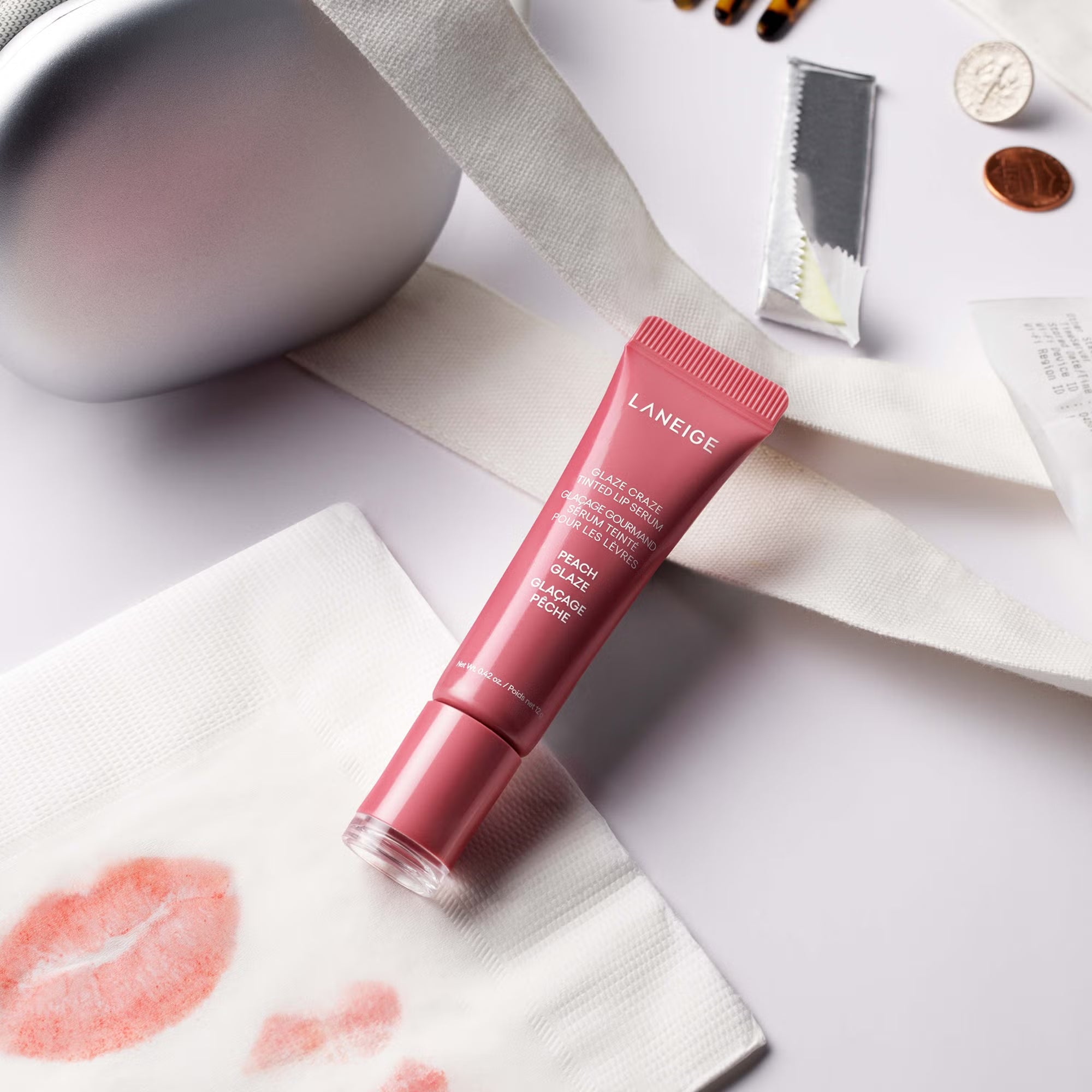 Glaze Craze Tinted Lip Serum – Peach Glaze