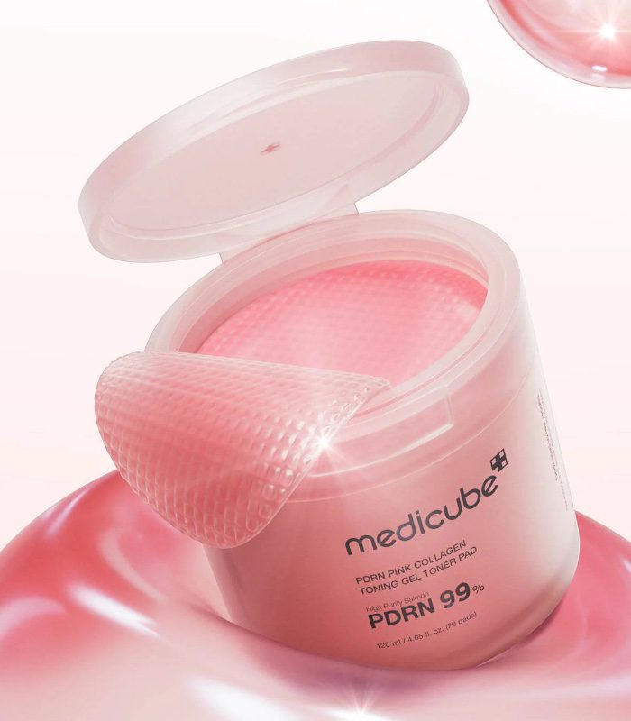 PDRN Pink Collagen Toning Gel Toner Pad