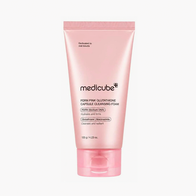 PDRN Pink Glutathione Capsule Cleansing Foam