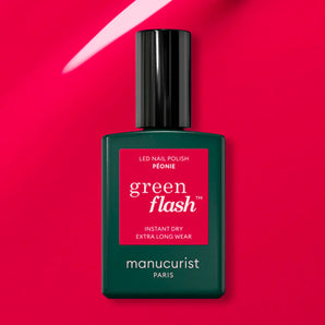 Green Flash LED lak PEONIE