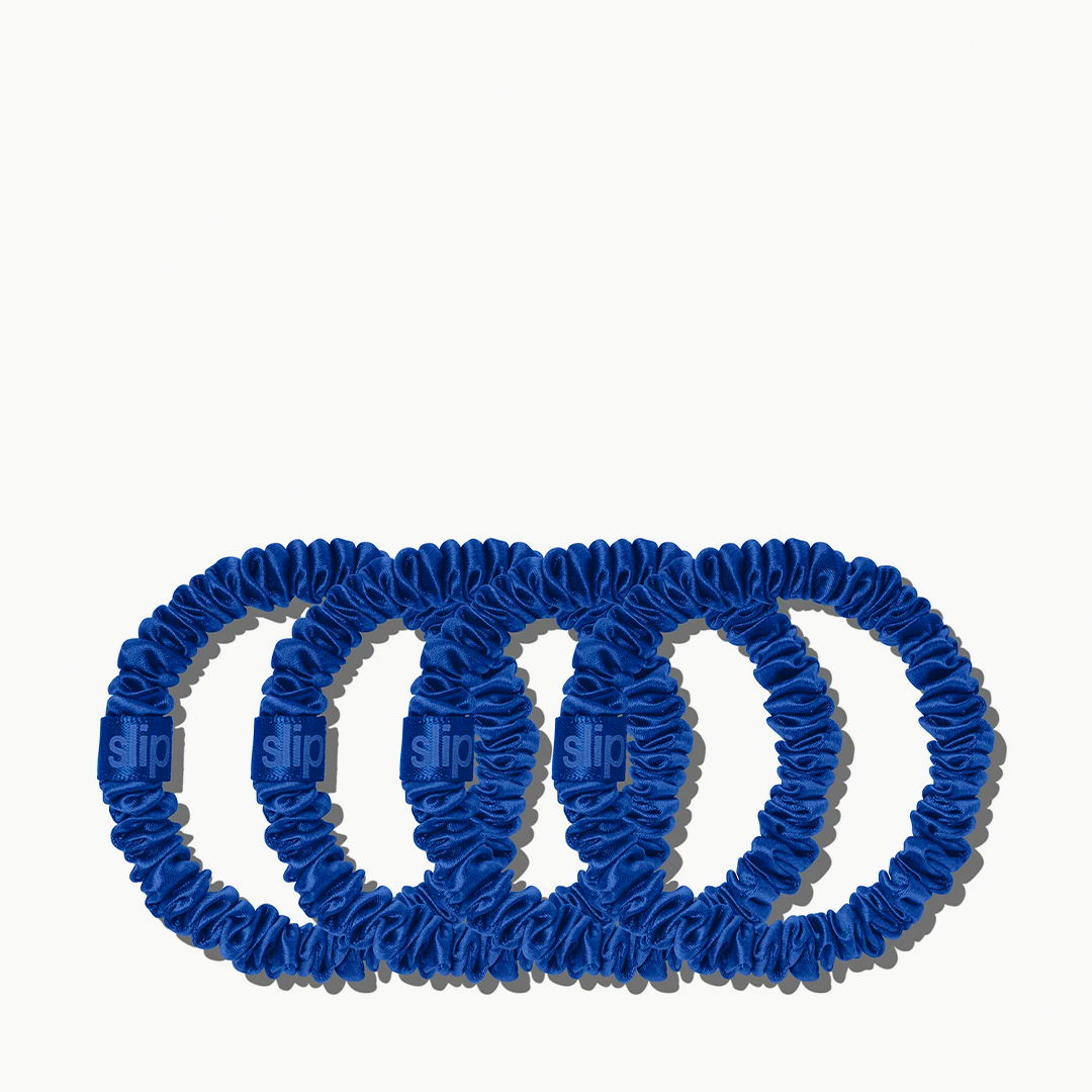 Skinny Scrunchies Navy 4x