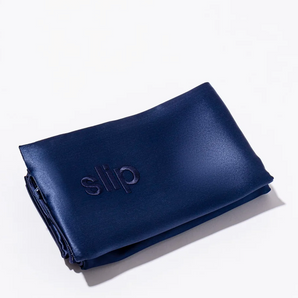 Silk Pillowcase Navy Blue