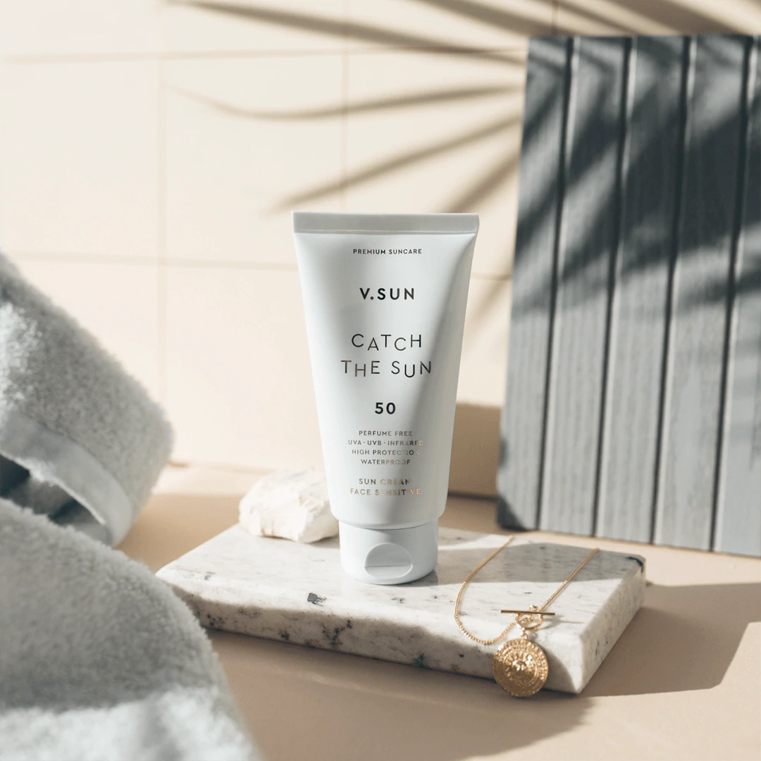 Opalovací krém na obličej SPF 50 bez parfemace