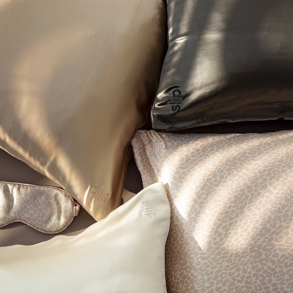 Silk Pillowcase Charcoal